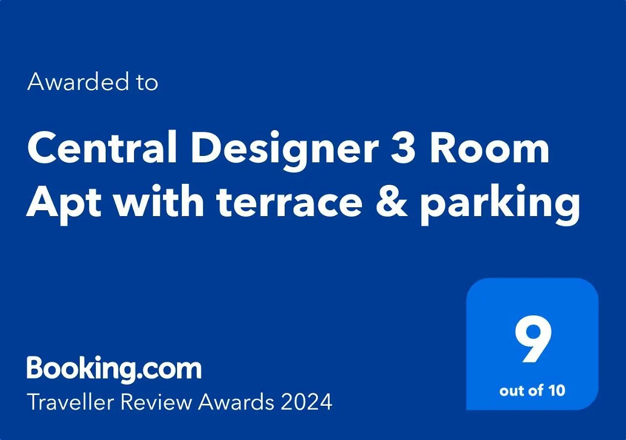 Central Designer 3 Room Apt With Terrace & Parking 베를린 0*,  독일